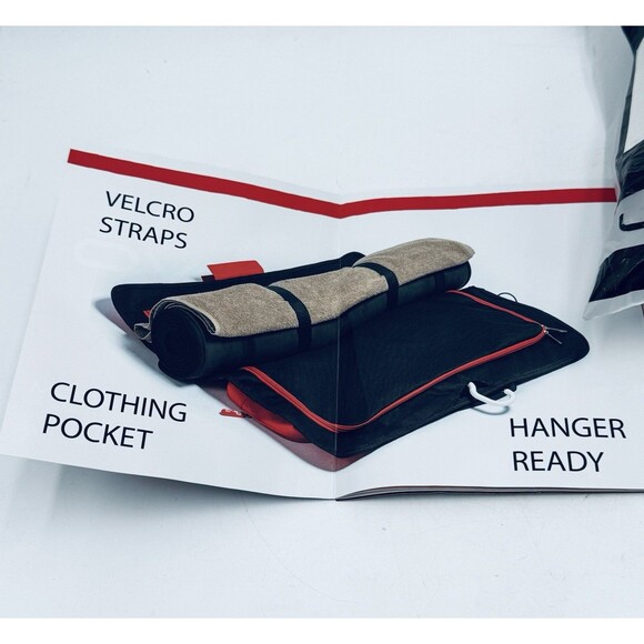 Evo Yoga Matt Carrying Bag Multi Pocket / Slots Large Red New in Package - Picture 4 of 5
